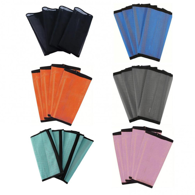 4 Pcs Horse Fly Boots Breathable Mesh Horse Leggings Equine Supplies for Reducing Stomping Hoof Damage Leg Fatigue