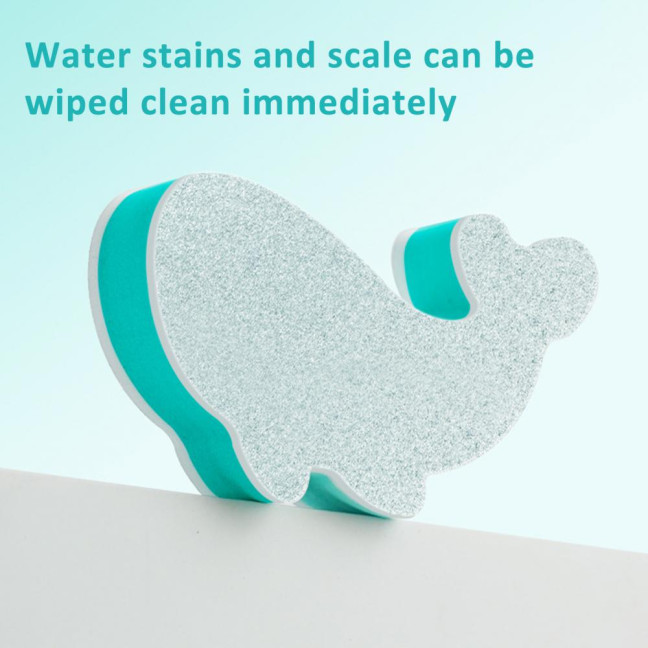 Aquarium Cleaning Sponge for Glass Walls Whale Shape Aquarium Scrubber Fish Tank Scraper Pad Cleaning Tool for Turtle Betta Tanks