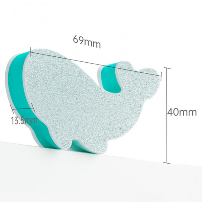 Aquarium Cleaning Sponge for Glass Walls Whale Shape Aquarium Scrubber Fish Tank Scraper Pad Cleaning Tool for Turtle Betta Tanks