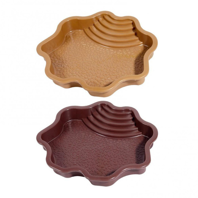 Reptile Bathing Pool Large Tortoise Feeding Dish Water Bowl with Ramp Aquarium Ornament for Lizard Gecko Snake Turtle Bearded Dragon Reptile Bathing Pool Large Tortoise Feeding Dish Water Bowl with Ramp Aquarium Ornament for Lizard Gecko Snake Turtle Bearded Dragon