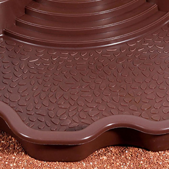 Reptile Bathing Pool Large Tortoise Feeding Dish Water Bowl with Ramp Aquarium Ornament for Lizard Gecko Snake Turtle Bearded Dragon Reptile Bathing Pool Large Tortoise Feeding Dish Water Bowl with Ramp Aquarium Ornament for Lizard Gecko Snake Turtle Bearded Dragon