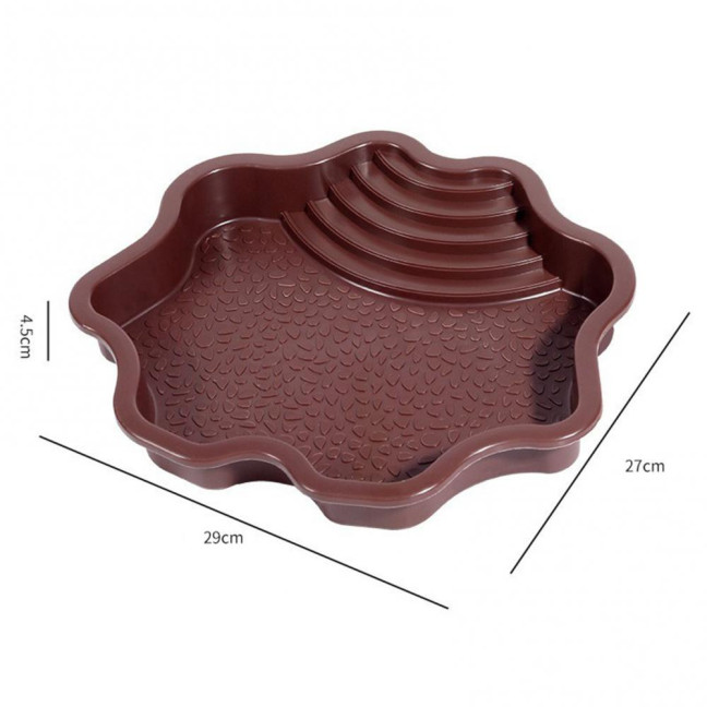 Reptile Bathing Pool Large Tortoise Feeding Dish Water Bowl with Ramp Aquarium Ornament for Lizard Gecko Snake Turtle Bearded Dragon Reptile Bathing Pool Large Tortoise Feeding Dish Water Bowl with Ramp Aquarium Ornament for Lizard Gecko Snake Turtle Bearded Dragon