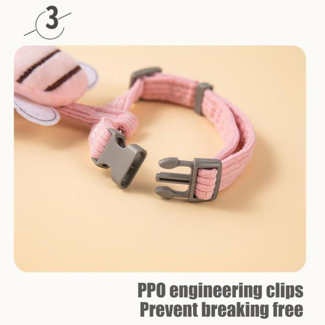 Cat Harness And Leash Set Adjustable Escape Proof Kitten Harness with Cartoon Bee for Small Medium Cats Dogs Outdoor Walking