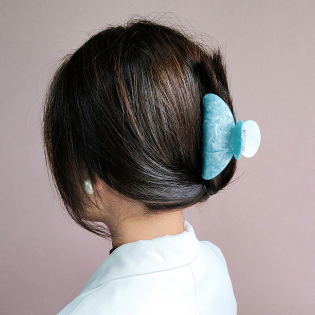 Women Hair Clip Candy Color Geometric Shape Hair Claw Large Size Back Head Hair Clamp Hair Accessories