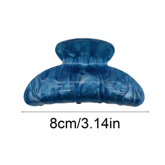 Women Hair Clip Candy Color Geometric Shape Hair Claw Large Size Back Head Hair Clamp Hair Accessories