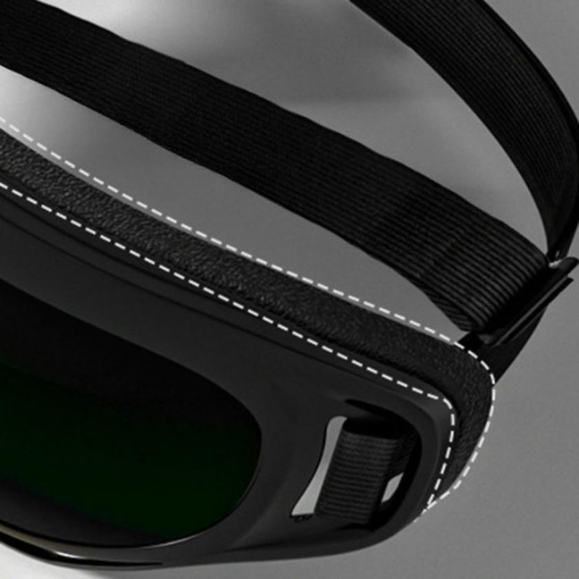 Dog Goggles Wind Dust Fog Proof Eye Wear UV Protection Pet Sunglasses with Adjustable Strap for Pet Travel Skiing 