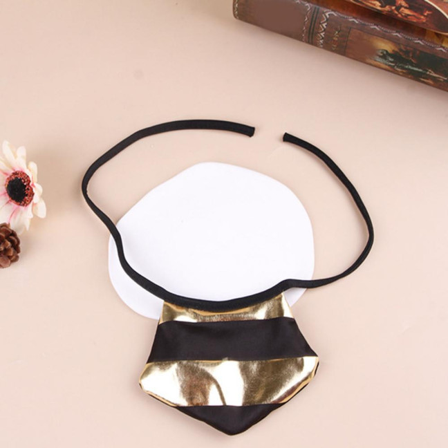 Pet Cosplay Egyptian Pharaoh Costume Set Ancient Pharaoh Hat And Adjustable Bib Set for Small And Medium Cats Dogs