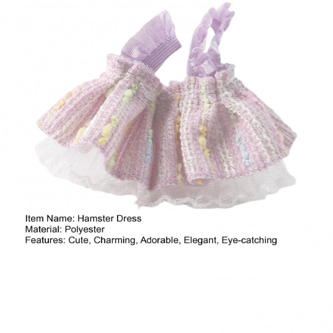 Small Pet Dress Mini Knitted Ferret Clothes Handmade Hamster Princess Skirt for Rabbit Guinea Pig Squirrels Chinchilla Small Pet Dress Mini Knitted Ferret Clothes Handmade Hamster Princess Skirt for Rabbit Guinea Pig Squirrels Chinchilla