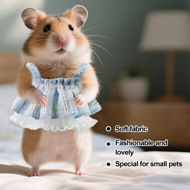 Small Pet Dress Mini Knitted Ferret Clothes Handmade Hamster Princess Skirt for Rabbit Guinea Pig Squirrels Chinchilla Small Pet Dress Mini Knitted Ferret Clothes Handmade Hamster Princess Skirt for Rabbit Guinea Pig Squirrels Chinchilla