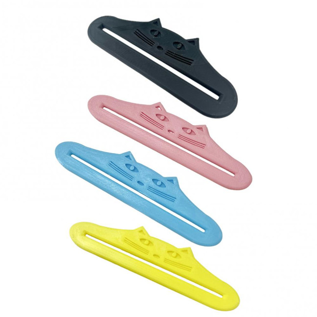 Plastic Bag Pouch Squeezer Multi-functional Cat Shaped Squeezing Tool for Lotions Sauce Pack Liquid Pet Food