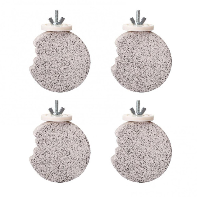 4 Pcs Birds Beak Grinding Stone Parrot Calcium Perch Chewing Toy Birds Foot Claws Trimmer Platform for Small Medium Birds Parakeet Lovebird Cockatiel Conure