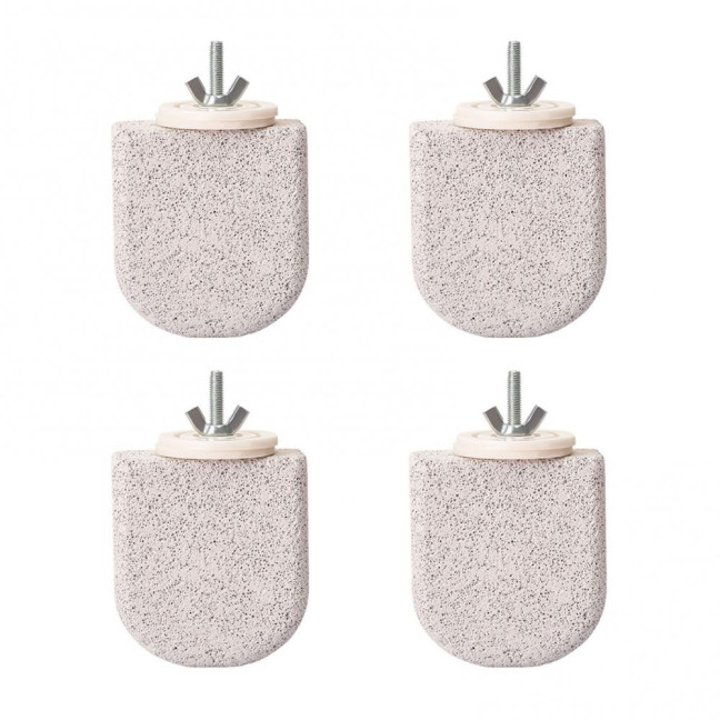 4 Pcs Birds Beak Grinding Stone Parrot Calcium Perch Chewing Toy Birds Foot Claws Trimmer Platform for Small Medium Birds Parakeet Lovebird Cockatiel Conure