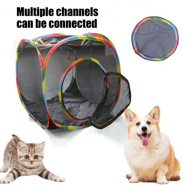 Cat Cube Tent Outdoor Pet Play Mesh Cubic Folding Pop Open Cat Playpen Ventilated Pet Playhouse for Puppy Kitten Bunny Cat Cube Tent Outdoor Pet Play Mesh Cubic Folding Pop Open Cat Playpen Ventilated Pet Playhouse for Puppy Kitten Bunny