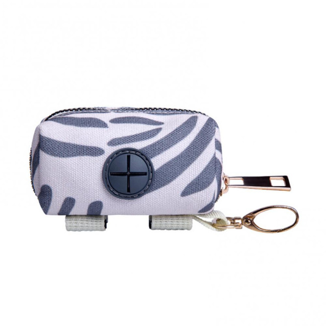 Dog Poop Bag Holder Leak Proof Waste Bag Dispenser Hygienic Pet Poop Pickup Bag Holder with Carabiner Clip for Lead Leash