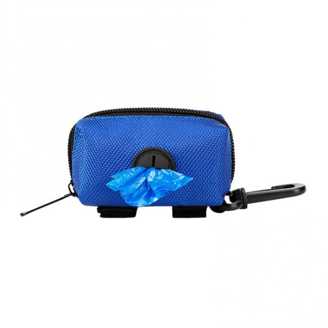 Dog Poop Bag Holder Leak Proof Waste Bag Dispenser Hygienic Pet Poop Pickup Bag Holder with Carabiner Clip for Lead Leash