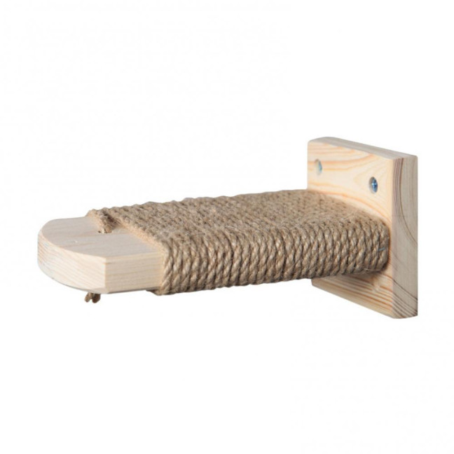 Cat Climbing Steps for Crate Cage Sisal Hemp Covered Pet Scratching Step Cat Perch Furniture Cage Shelf Ladder with Install Screws for Kittens Adult Cats 