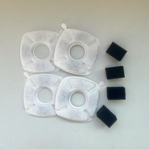 Cat Water Fountain Replacement Filter 3 Layer Filtration System with Sponges for 67oz 95oz 135oz Automatic Cat Water Dispenser