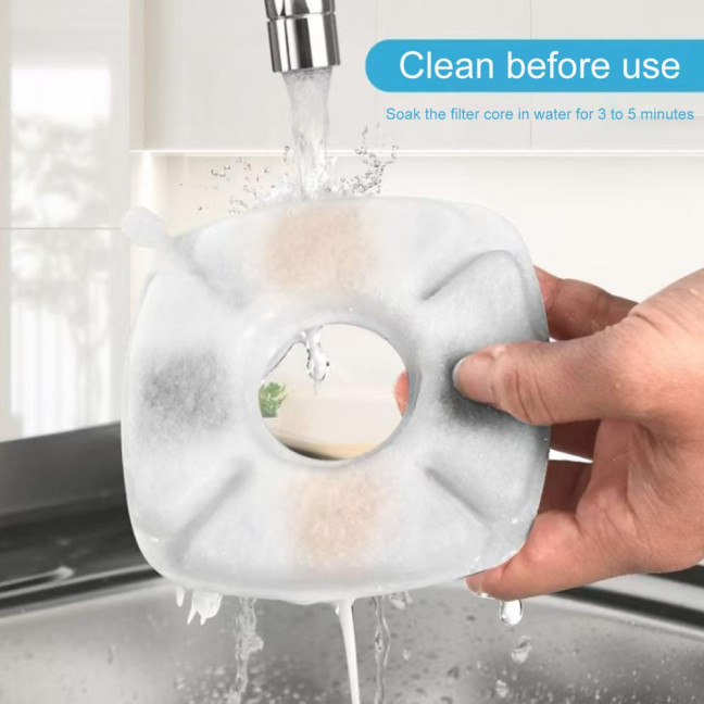 Cat Water Fountain Replacement Filter 3 Layer Filtration System with Sponges for 67oz 95oz 135oz Automatic Cat Water Dispenser Cat Water Fountain Replacement Filter 3 Layer Filtration System with Sponges for 67oz 95oz 135oz Automatic Cat Water Dispenser