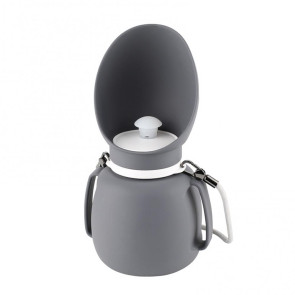 800ml Portable Dog Water Bottle Leak Proof Silicone Puppy Water Dispenser Foldable Travel Dog Water Bowl for Outdoor Walking Hiking 