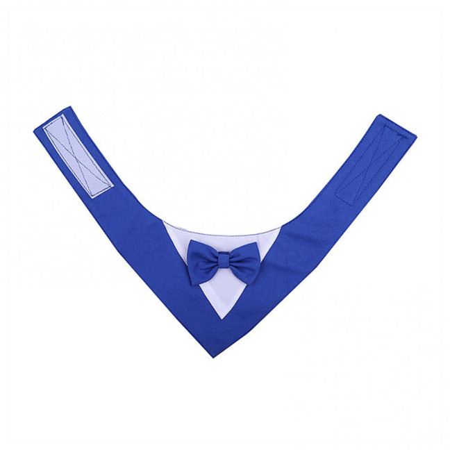 Dog Tuxedo Bandana Formal Wedding Outfit with Bowtie Pet Triangle Bibs Scarf Adjustable Pet Collar for Small Medium Dogs Cats Dog Tuxedo Bandana Formal Wedding Outfit with Bowtie Pet Triangle Bibs Scarf Adjustable Pet Collar for Small Medium Dogs Cats