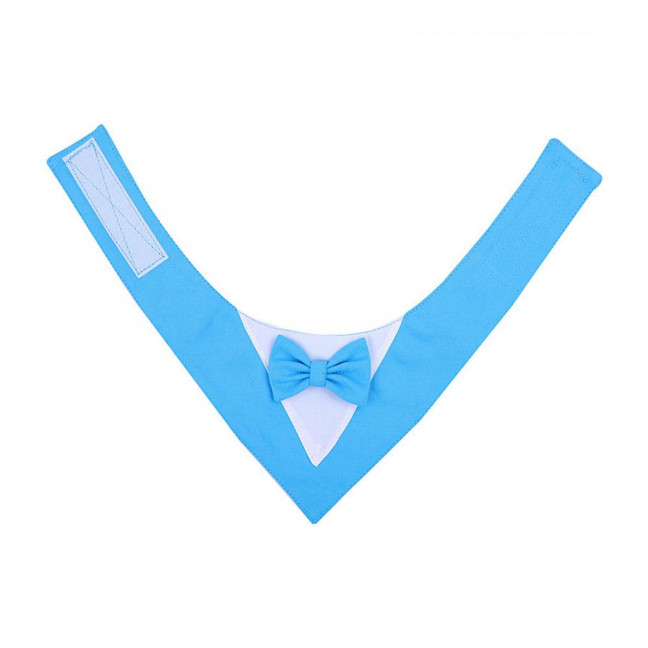 Dog Tuxedo Bandana Formal Wedding Outfit with Bowtie Pet Triangle Bibs Scarf Adjustable Pet Collar for Small Medium Dogs Cats Dog Tuxedo Bandana Formal Wedding Outfit with Bowtie Pet Triangle Bibs Scarf Adjustable Pet Collar for Small Medium Dogs Cats