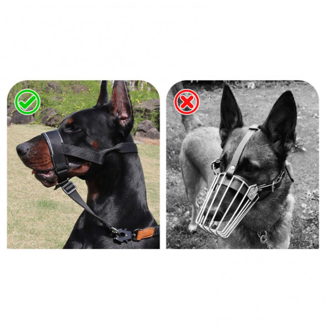 No-Pull Dog Head Collar Adjustable Dog Head Halter with Padded Nose Band Reflective Training Muzzle Leash for Medium Large Dogs