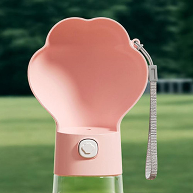 400ml Dog Water Bottle with Food Container Portable Travel Puppy Water Bowl Leak Proof Dog Water Dispenser for Outdoor Walking Hiking