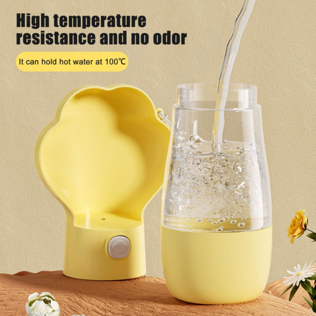 400ml Dog Water Bottle with Food Container Portable Travel Puppy Water Bowl Leak Proof Dog Water Dispenser for Outdoor Walking Hiking