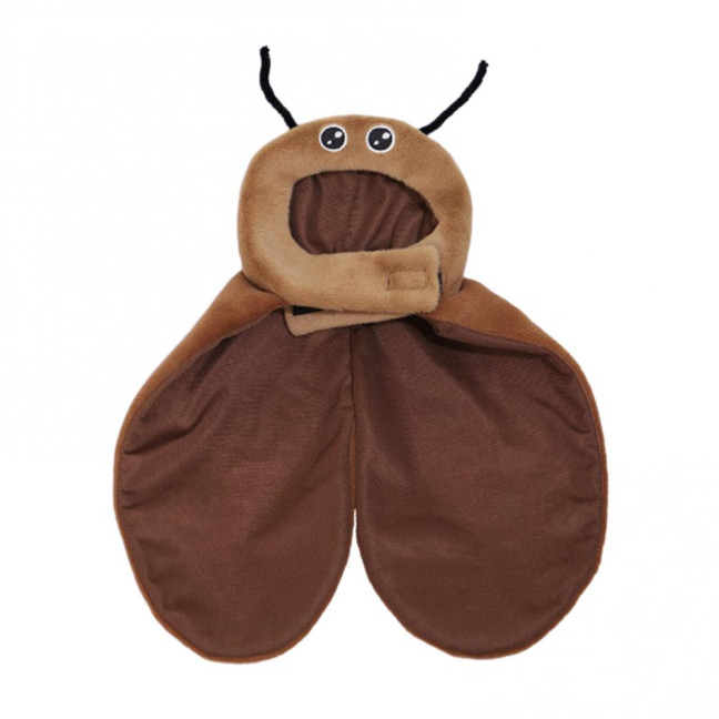 Cat Cockroach Cape Warm Velvet Cockroach Apparel with Antennae Pet Cosplay Accessory for Small And Medium Pets 