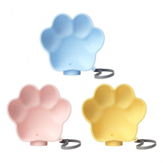 Dog Water Bowl Pet Paw Design Plastic Drinking Dispenser Attach to Water Bottles for Outdoor Travel Hiking Accessory Dog Water Bowl Pet Paw Design Plastic Drinking Dispenser Attach to Water Bottles for Outdoor Travel Hiking Accessory