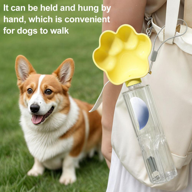 Dog Water Bowl Pet Paw Design Plastic Drinking Dispenser Attach to Water Bottles for Outdoor Travel Hiking Accessory Dog Water Bowl Pet Paw Design Plastic Drinking Dispenser Attach to Water Bottles for Outdoor Travel Hiking Accessory