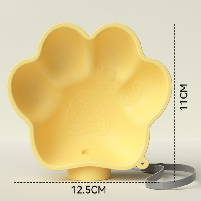 Dog Water Bowl Pet Paw Design Plastic Drinking Dispenser Attach to Water Bottles for Outdoor Travel Hiking Accessory Dog Water Bowl Pet Paw Design Plastic Drinking Dispenser Attach to Water Bottles for Outdoor Travel Hiking Accessory