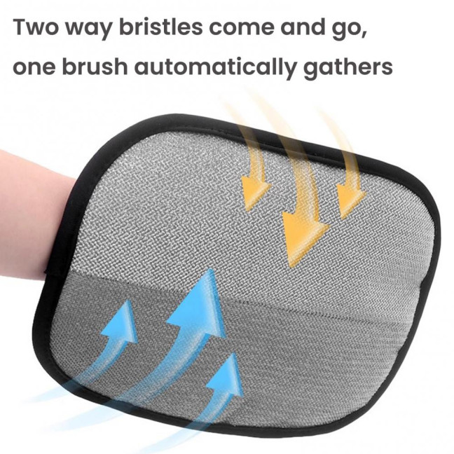 Electrostatic Pet Hair Removal Glove for Couch Bed Car Seat Reusable Hair Remover Mitt for Washing Deshedding Double Sided Grooming Glove for Cats Dogs Electrostatic Pet Hair Removal Glove for Couch Bed Car Seat Reusable Hair Remover Mitt for Washing Deshedding Double Sided Grooming Glove for Cats Dogs