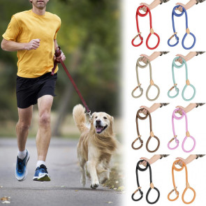 Slip Leads for Dogs Heavy Duty Nylon Rope Slip Leash for Large Medium Dogs No Pull Training Leash for Walking Control