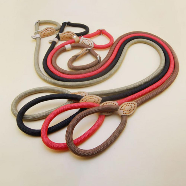 Slip Leads for Dogs Heavy Duty Nylon Rope Slip Leash for Large Medium Dogs No Pull Training Leash for Walking Control