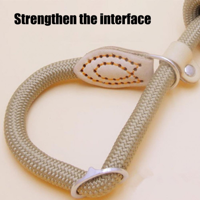 Slip Leads for Dogs Heavy Duty Nylon Rope Slip Leash for Large Medium Dogs No Pull Training Leash for Walking Control