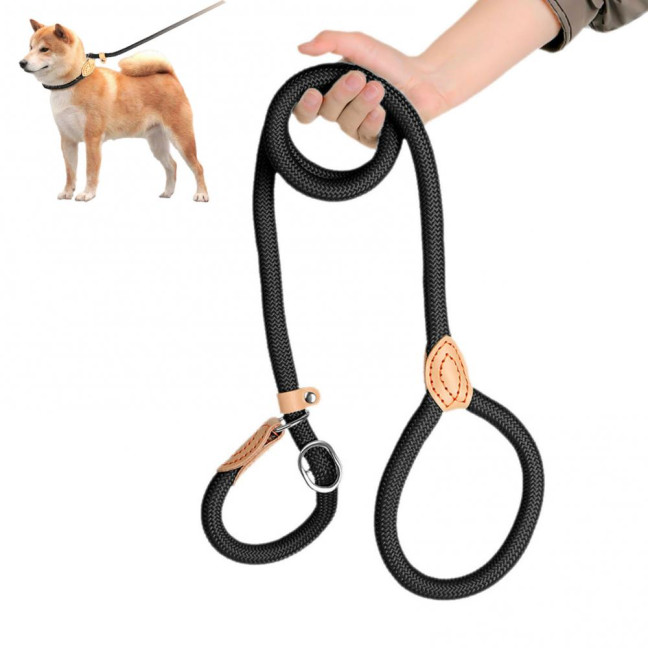 Slip Leads for Dogs Heavy Duty Nylon Rope Slip Leash for Large Medium Dogs No Pull Training Leash for Walking Control