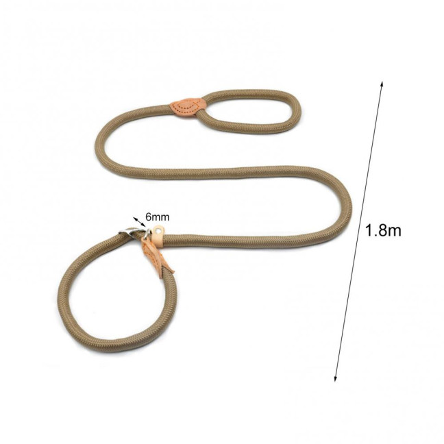Slip Leads for Dogs Heavy Duty Nylon Rope Slip Leash for Large Medium Dogs No Pull Training Leash for Walking Control