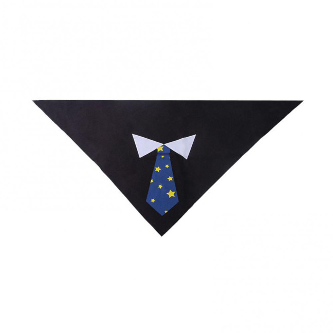 Dog Tuxedo Collar with Bow Tie Adjustable Pet Tux Suit Bandana Formal Dog Wedding Party Attire for Birthday Party Dress-up Accessory