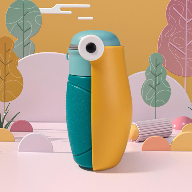 Portable Dog Water Bottle Leak Proof Foldable Pet Water Dispenser with Bowl Outdoor Travel Drink Cup for Hiking Walking