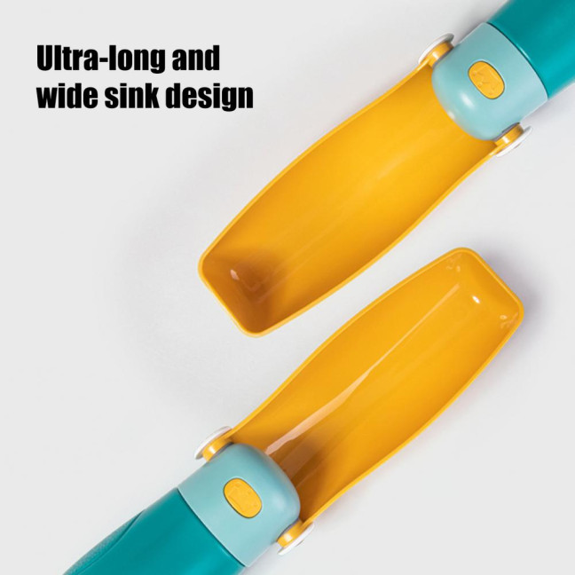 Portable Dog Water Bottle Leak Proof Foldable Pet Water Dispenser with Bowl Outdoor Travel Drink Cup for Hiking Walking