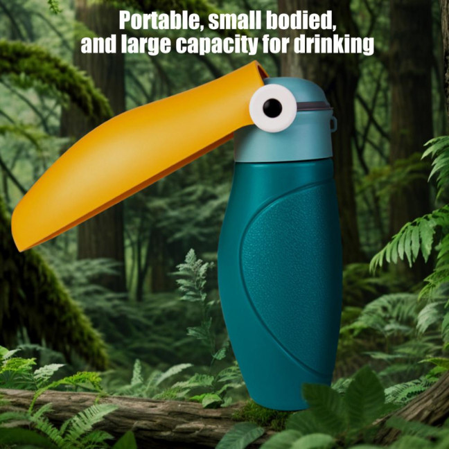 Portable Dog Water Bottle Leak Proof Foldable Pet Water Dispenser with Bowl Outdoor Travel Drink Cup for Hiking Walking