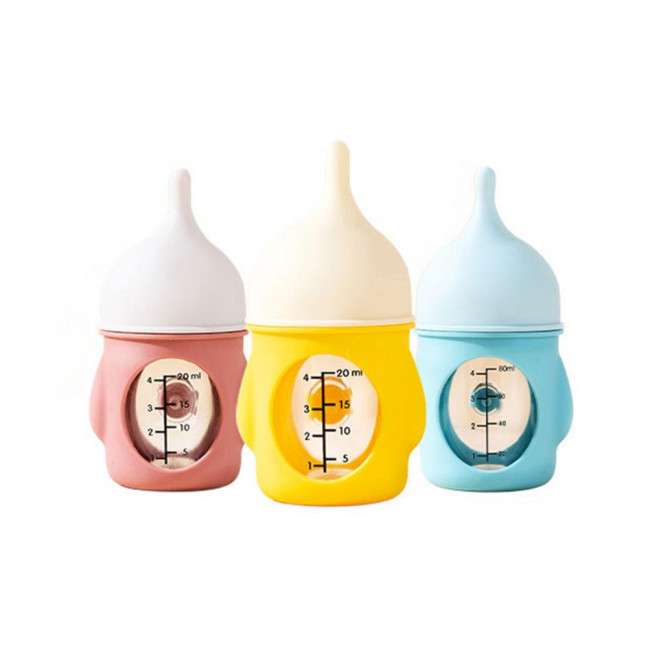 20/80ml Kitten Milk Bottle Pet Feeder Bottle Anti-Choking Dog Cat Milk Feeding Bottle for Nursing Newborn Kittens Puppies Small Animals