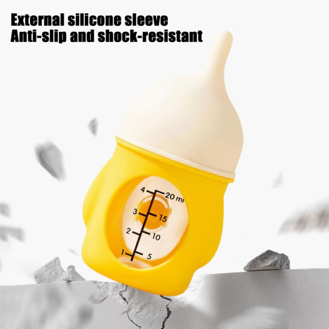 20/80ml Kitten Milk Bottle Pet Feeder Bottle Anti-Choking Dog Cat Milk Feeding Bottle for Nursing Newborn Kittens Puppies Small Animals