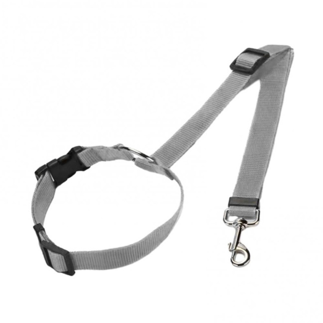 Removable Dog Car Seat Belt Adjustable Dog Seatbelt Harness Pet Car Restraint System Secures to Vehicle Headrest for Small Medium Large Dogs 