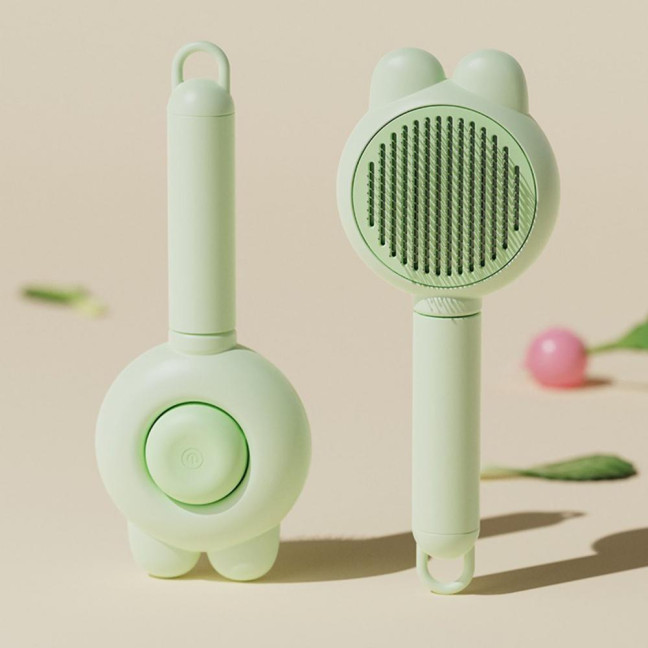 Self Cleaning Slicker Brush Pet Grooming Shedding Brush Gentle Pet Undercoat Hair Remover Comb for Long And Short Cats Dogs 