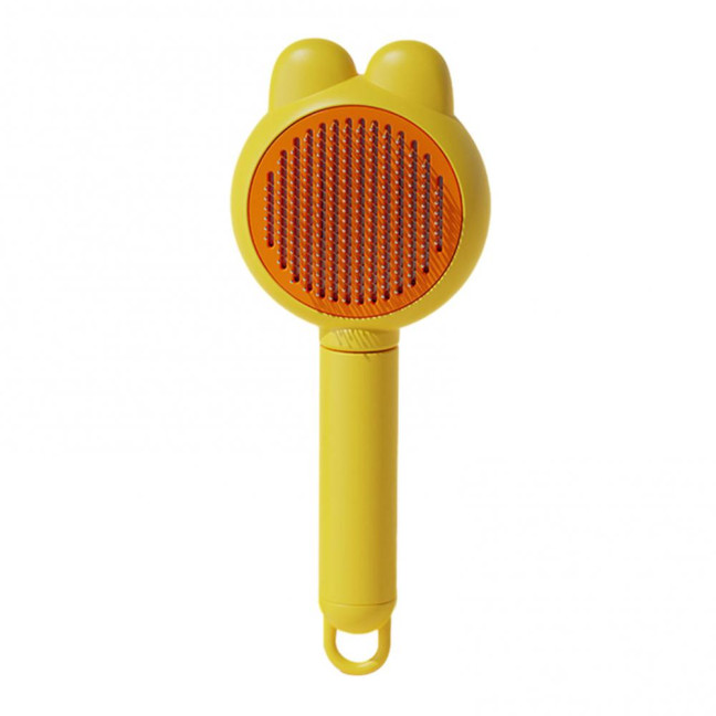 Self Cleaning Slicker Brush Pet Grooming Shedding Brush Gentle Pet Undercoat Hair Remover Comb for Long And Short Cats Dogs 
