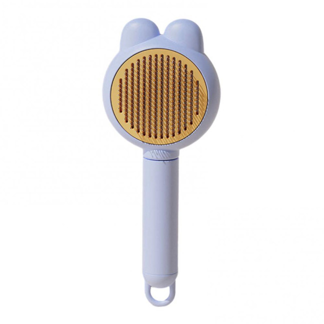 Self Cleaning Slicker Brush Pet Grooming Shedding Brush Gentle Pet Undercoat Hair Remover Comb for Long And Short Cats Dogs 