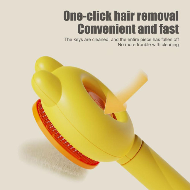 Self Cleaning Slicker Brush Pet Grooming Shedding Brush Gentle Pet Undercoat Hair Remover Comb for Long And Short Cats Dogs 