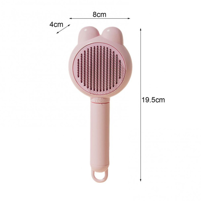 Self Cleaning Slicker Brush Pet Grooming Shedding Brush Gentle Pet Undercoat Hair Remover Comb for Long And Short Cats Dogs 